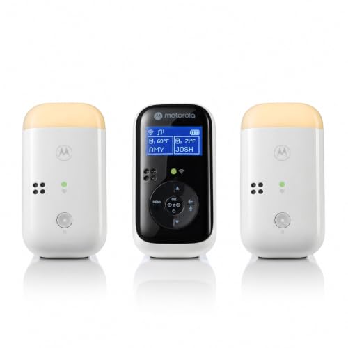 Motorola Nursery Dual Room Audio Baby Monitor, No WiFi, 2-Way Talk, Night Light, 1500ft Range, Portable Audio Only with Parent Unit & 2 Monitors, PIP15