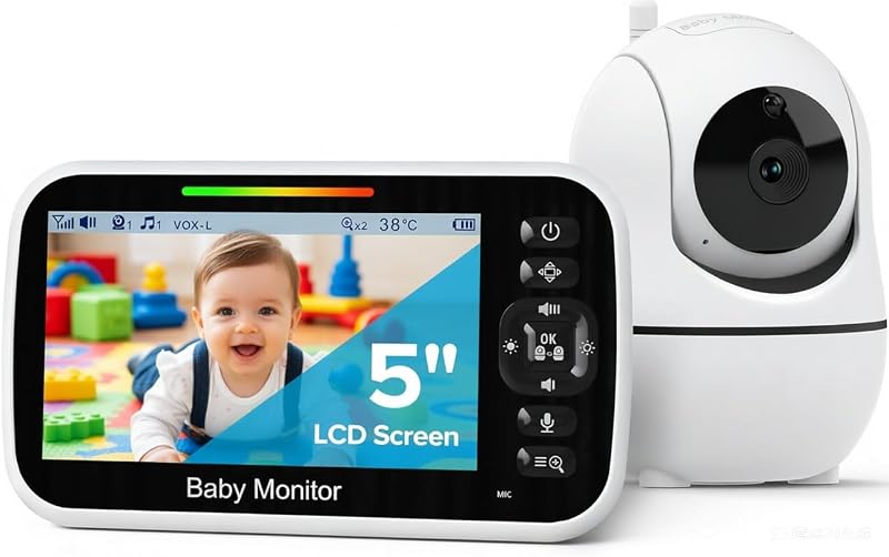 GoodBaby Baby Monitor with Camera & Audio, No WiFi, PTZ