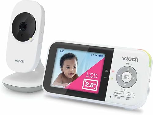 VTech VM819 Baby Monitor No WiFi with 19Hr Video Battery and 1000ft Range