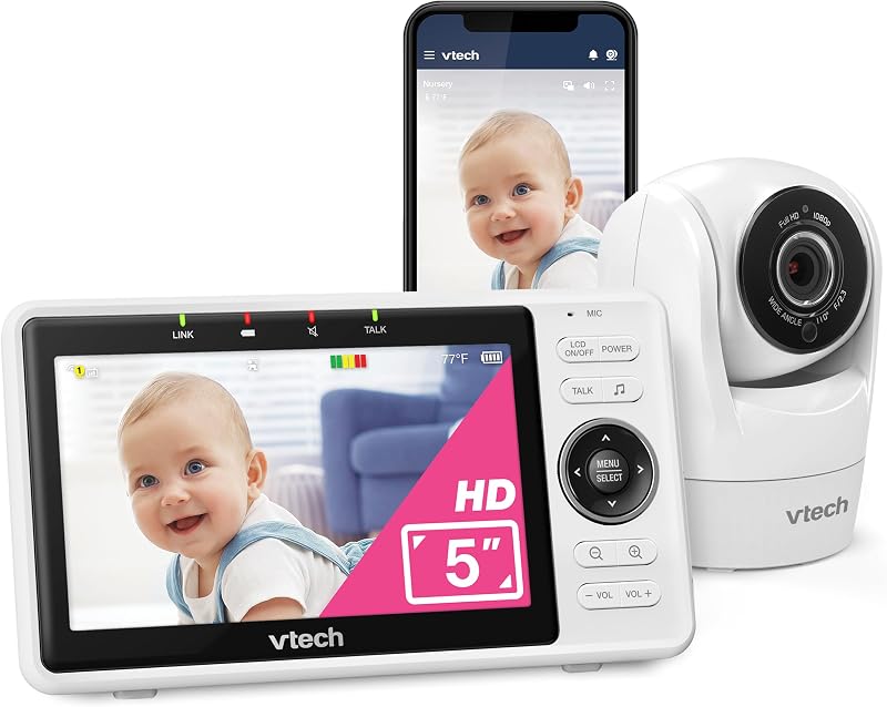 VTech VM5463 for grandparents watching baby overnight in sep